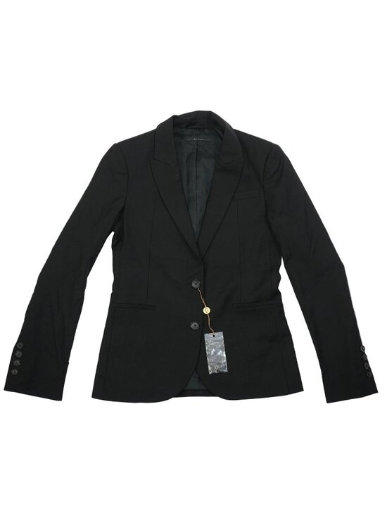 Gucci Jackets & Blazers - Gucci Womens Black Fitted Suit Jacket Blazer Logo Buttons Luxury